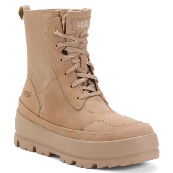 NIB UGG WOMEN'S LUG SUEDE WINTER FASHION HIKING LACE